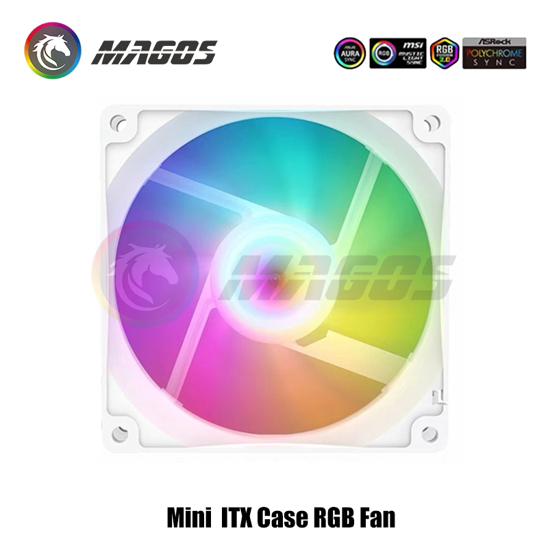 Mini ITX Case ARGB Fan 8cm 9cm - Fly Line ulasan dan harga