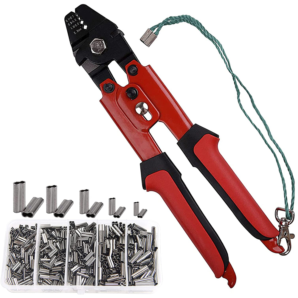 300pcs Crimp Fishing Sleeves S - Leader Line ulasan dan harga