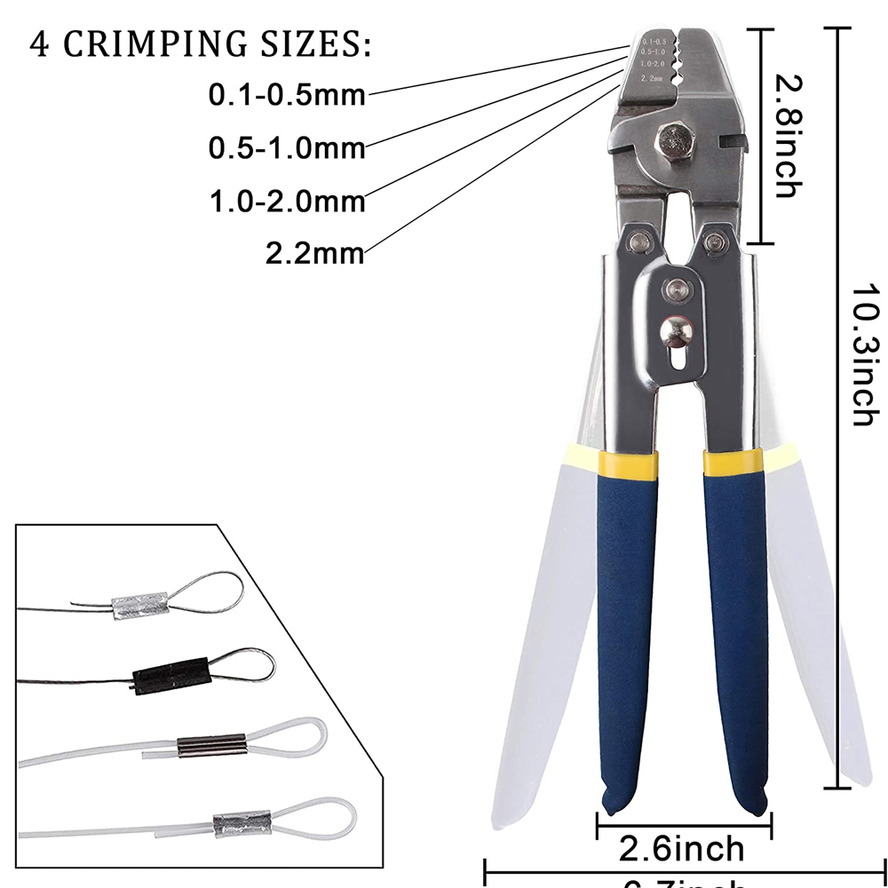 300pcs Crimp Fishing Sleeves S - Leader Line ulasan dan harga