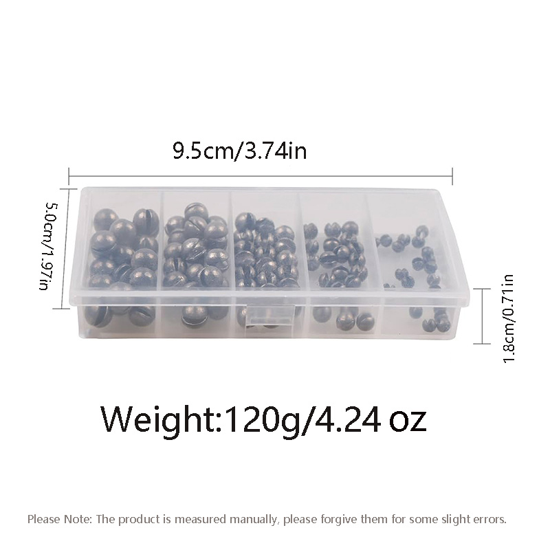 100Pcs/Box Single-Opening Lead - Fishing Line Box ulasan dan harga