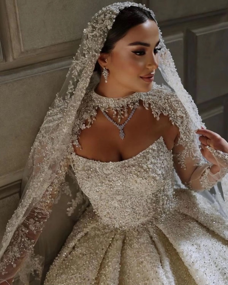 Customized Ball Gown Wedding D - Copolymer Line ulasan dan harga