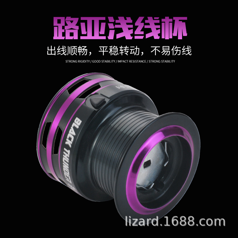 Metal Head Shallow Spool Spinn - Ice Fishing Line ulasan dan harga
