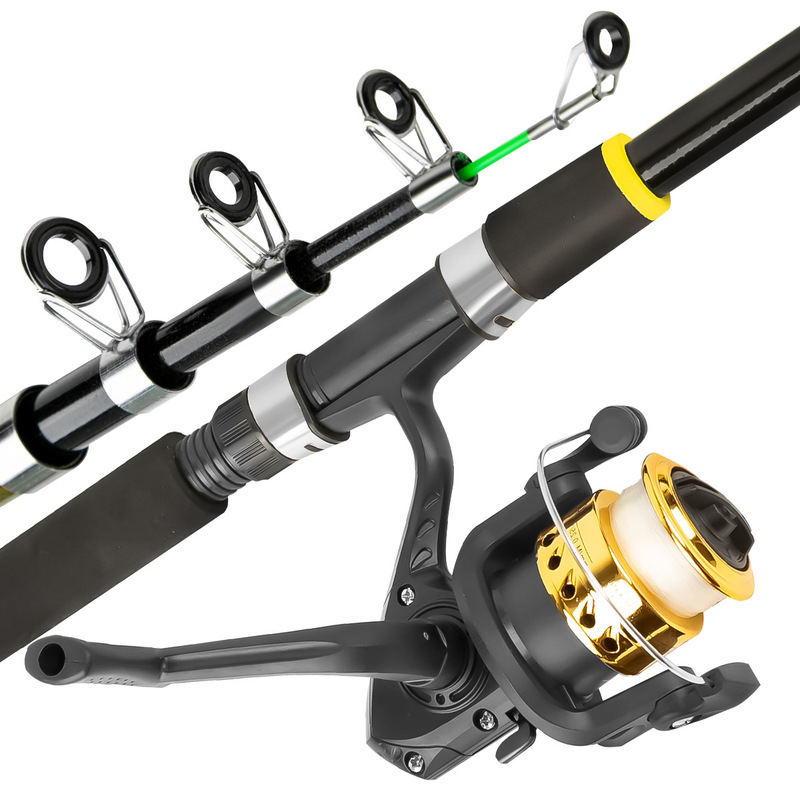 Telescopic Fishing Rod Set Fib - Freshwater Line ulasan dan harga