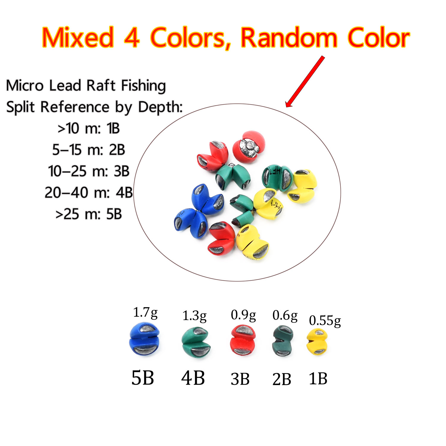 Multi Size Taper Metal Sinkers - Freshwater Line ulasan dan harga
